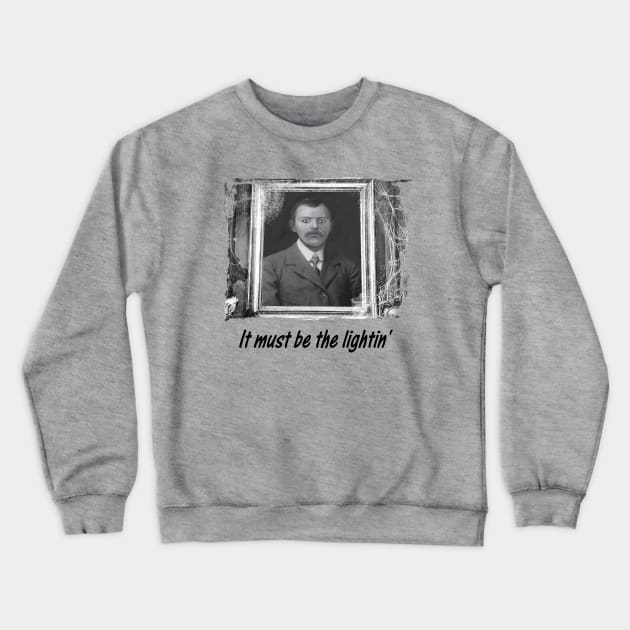 Old Man Remshaw Crewneck Sweatshirt by Two Chairs No Waiting